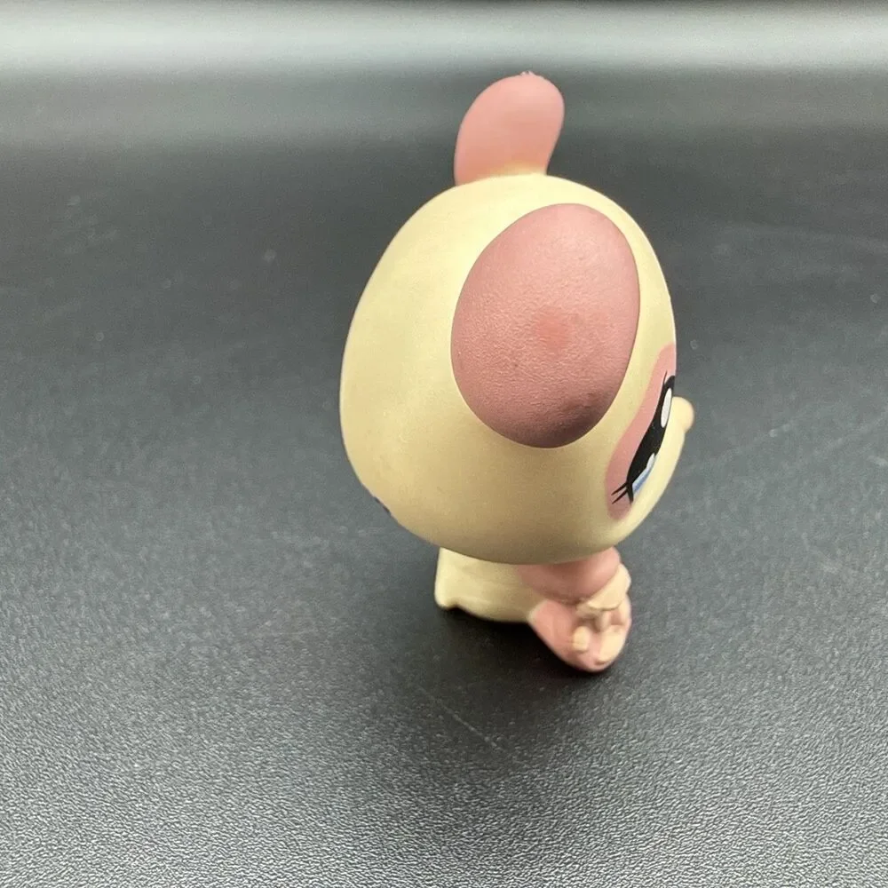 LPS Littlest Pet Shop Pink & Tan Mouse Figure, Ages 3-5, Age Level 3-4, 4-7